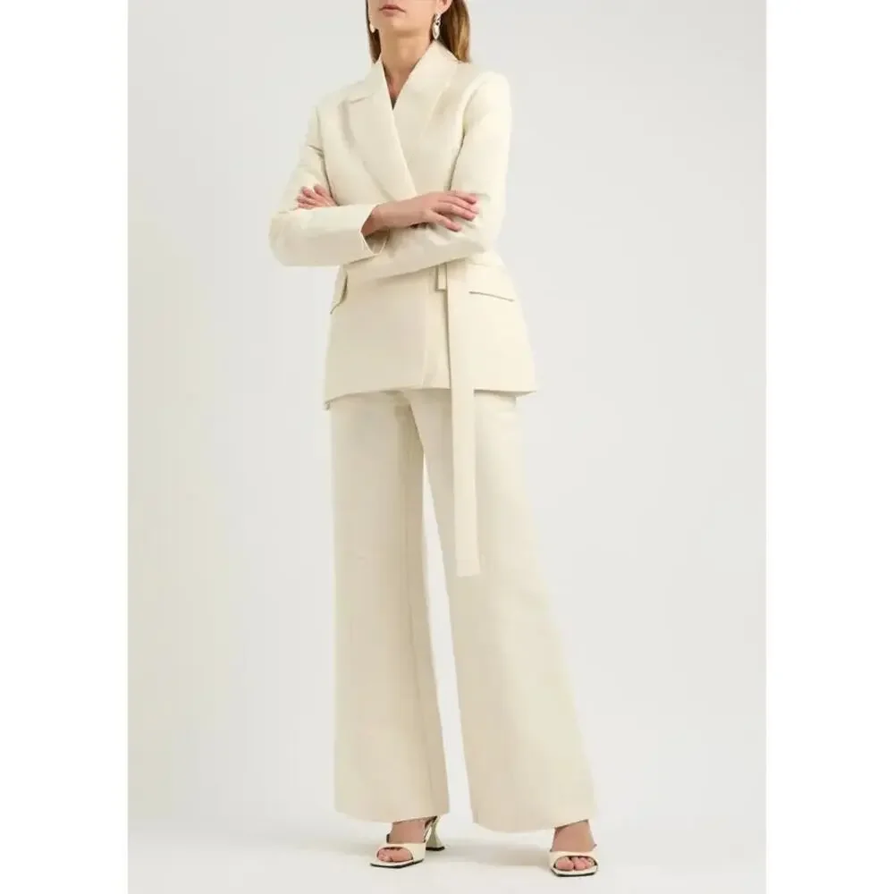 CLEA Maverick Wide-leg Cotton-blend Trousers Size L NWT Retail $588 Tuckernuck